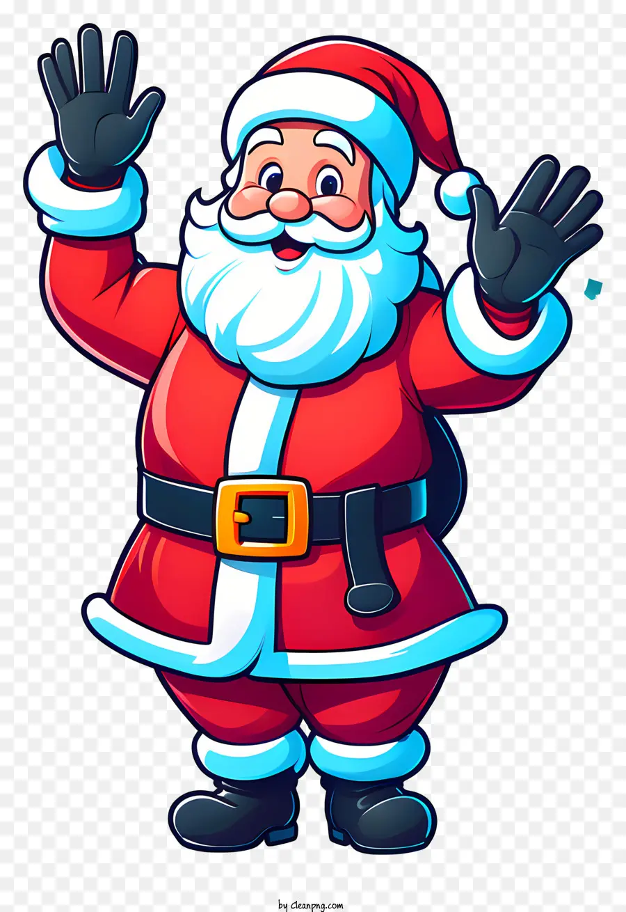 Santa Claus，Karakter Kartun PNG