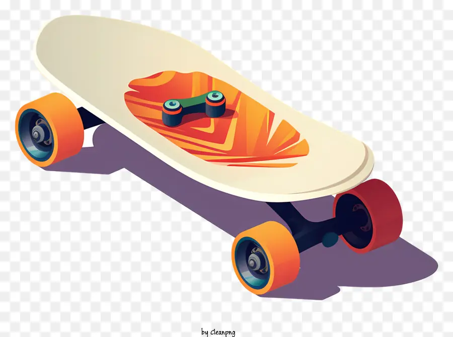 Skateboard，Desain Biru Dan Merah PNG