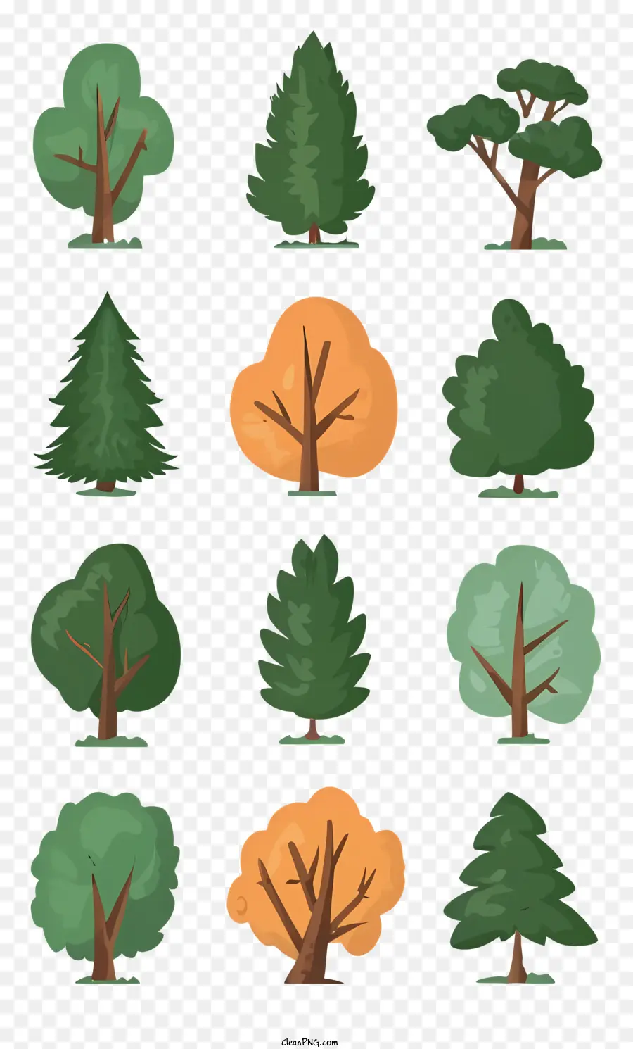 Pohon，Berbagai Jenis Pohon PNG