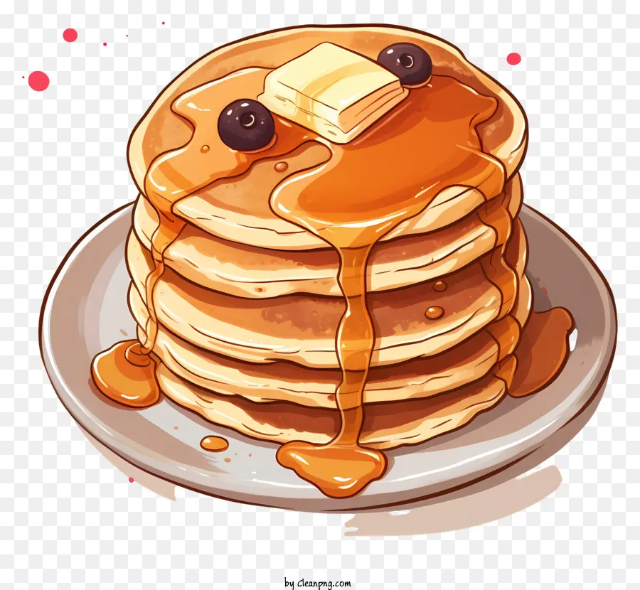 Pancake，Sirup PNG