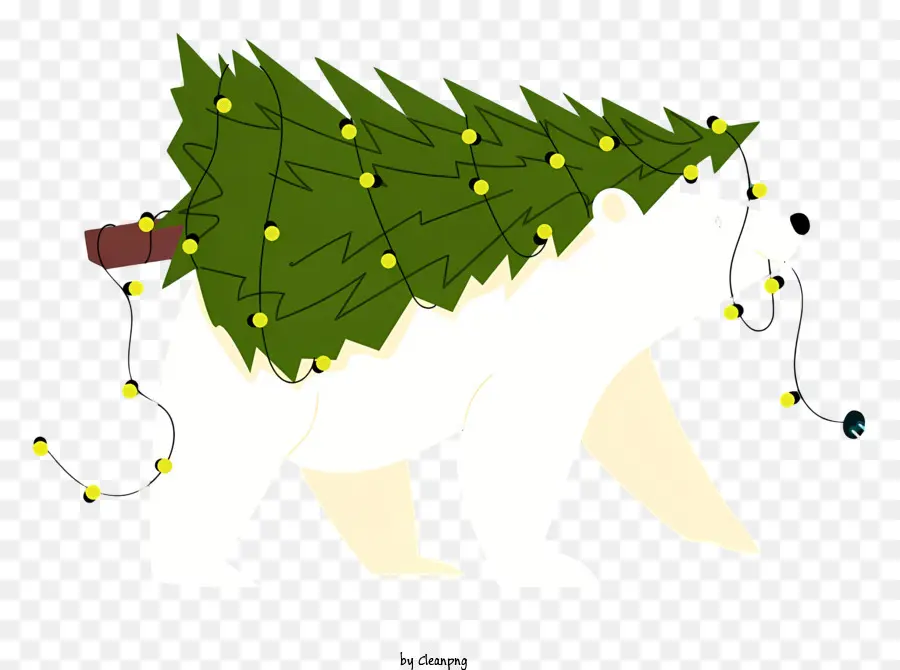 Beruang Putih，Pohon Natal PNG