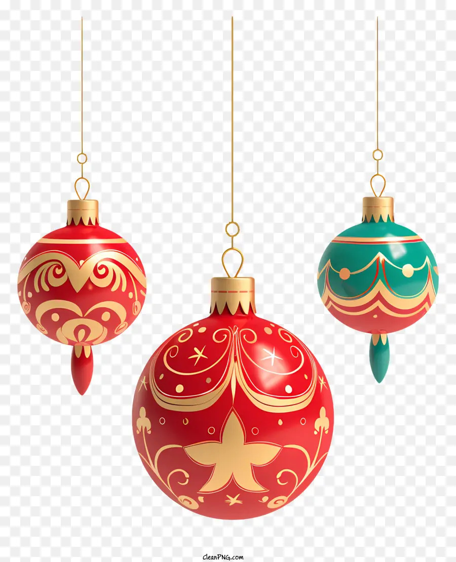 Hiasan Natal，Ornamen Dekoratif PNG