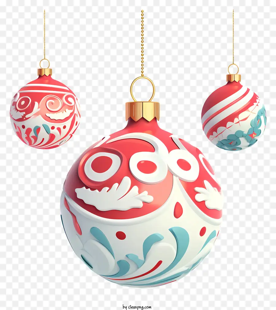 Hiasan Natal，Ornamen Gantung Dekoratif PNG