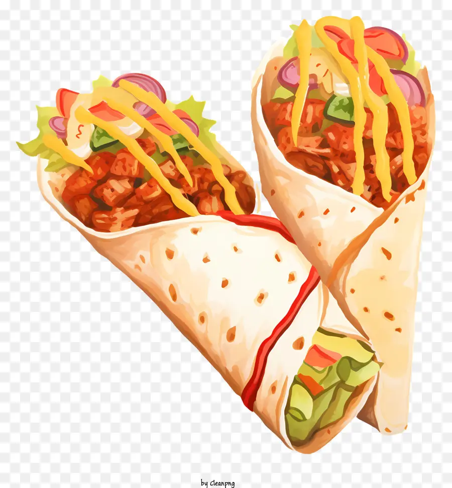 Taco，Burrito PNG