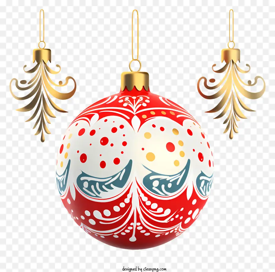Natal Bola，Dekorasi Hias PNG
