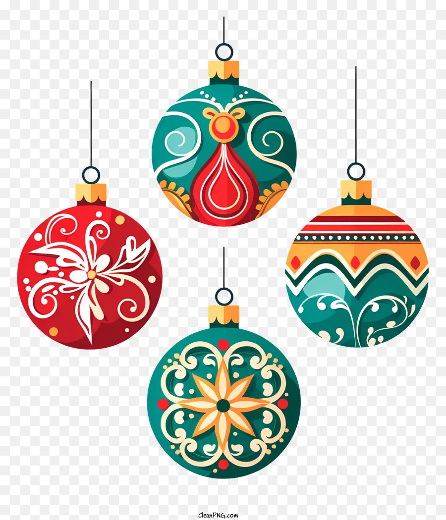 Hiasan Natal，Ornamen Dekoratif PNG