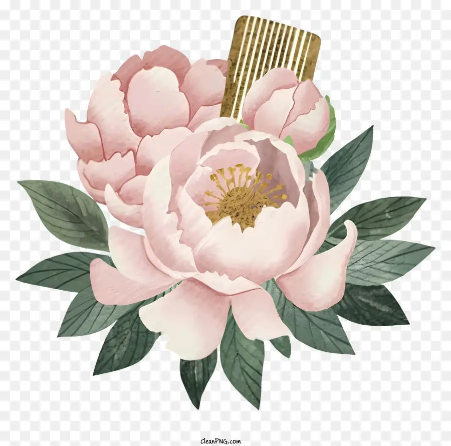 Peony Merah Muda，Peony PNG