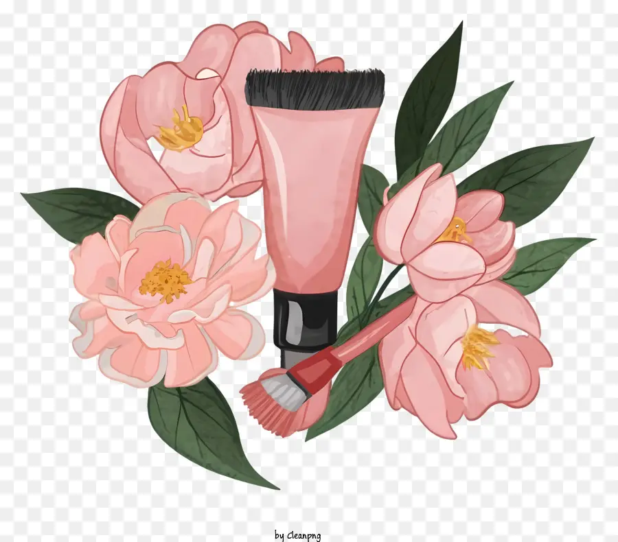 Bunga Merah Muda，Rangkaian Bunga PNG
