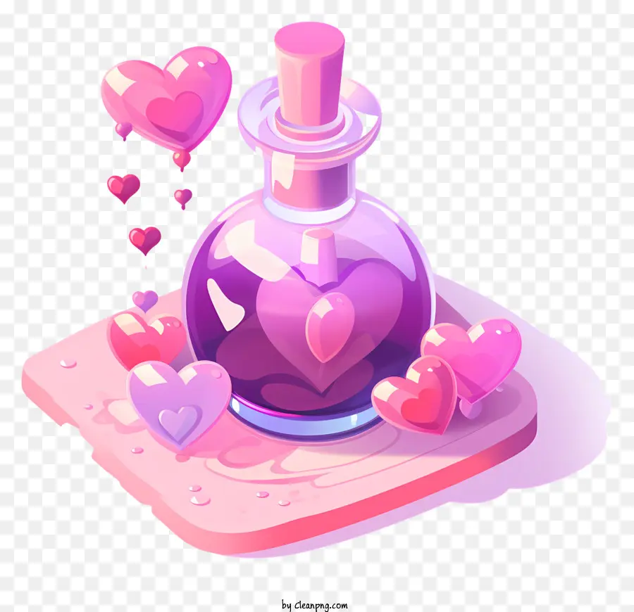 Parfum，Botol Pink PNG