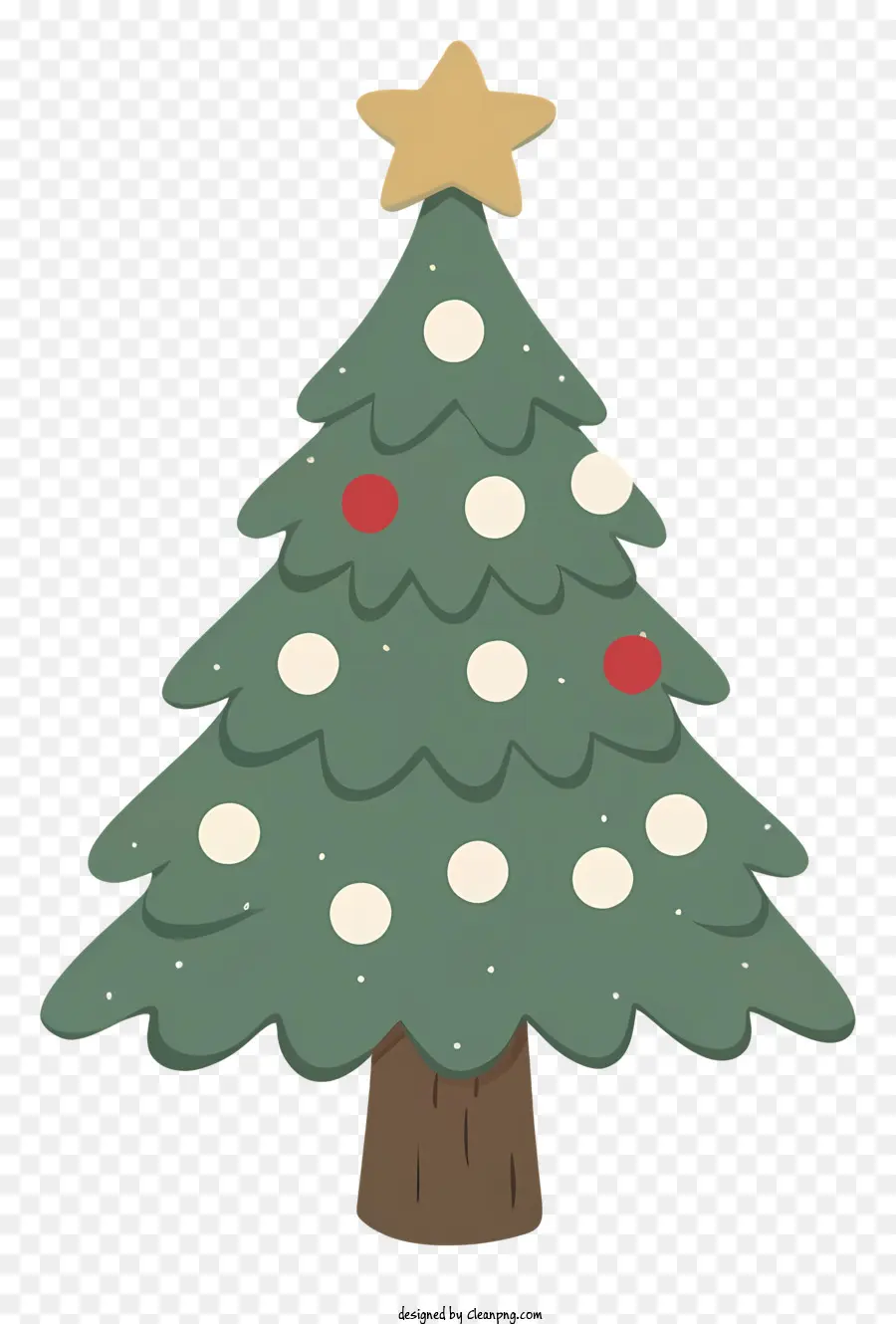 Pohon Natal，Lonceng Merah Dan Putih PNG