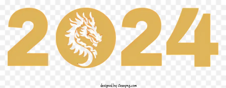 2023 Logo，Logo Emas Dan Hitam PNG