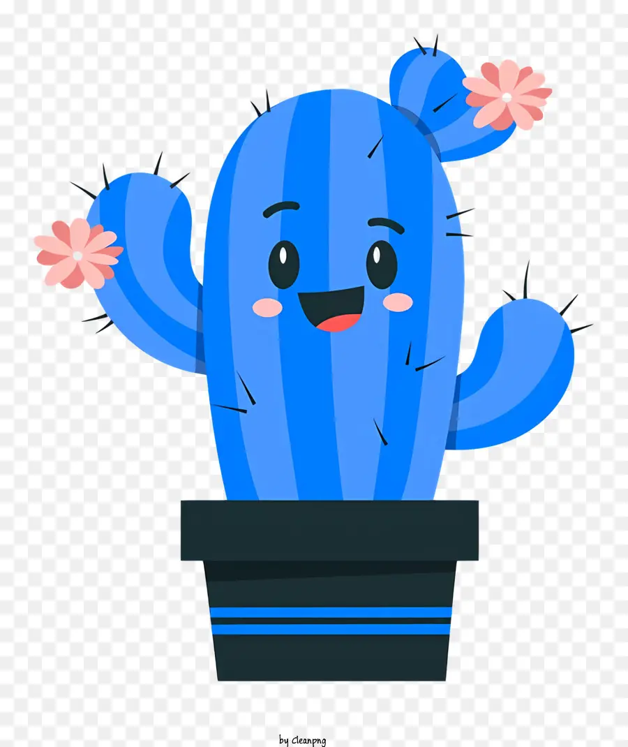 Kartun Kaktus，Happy Cactus PNG