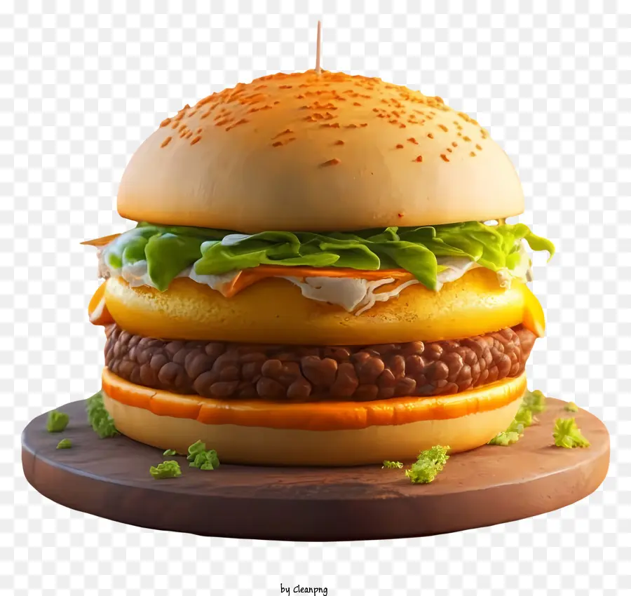 Burgernya，Keju PNG