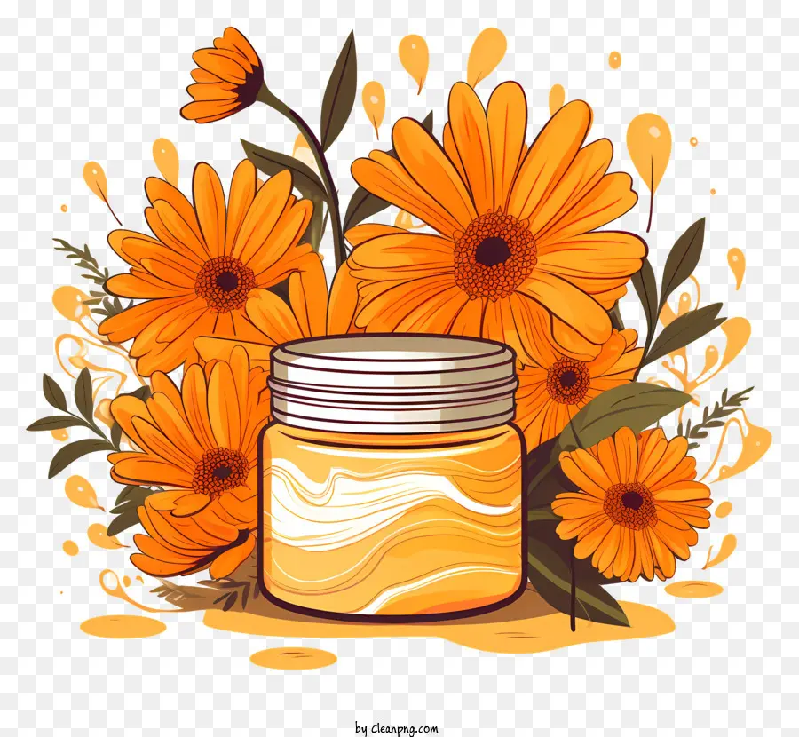 Madu Jar，Bunga Matahari Kuning PNG