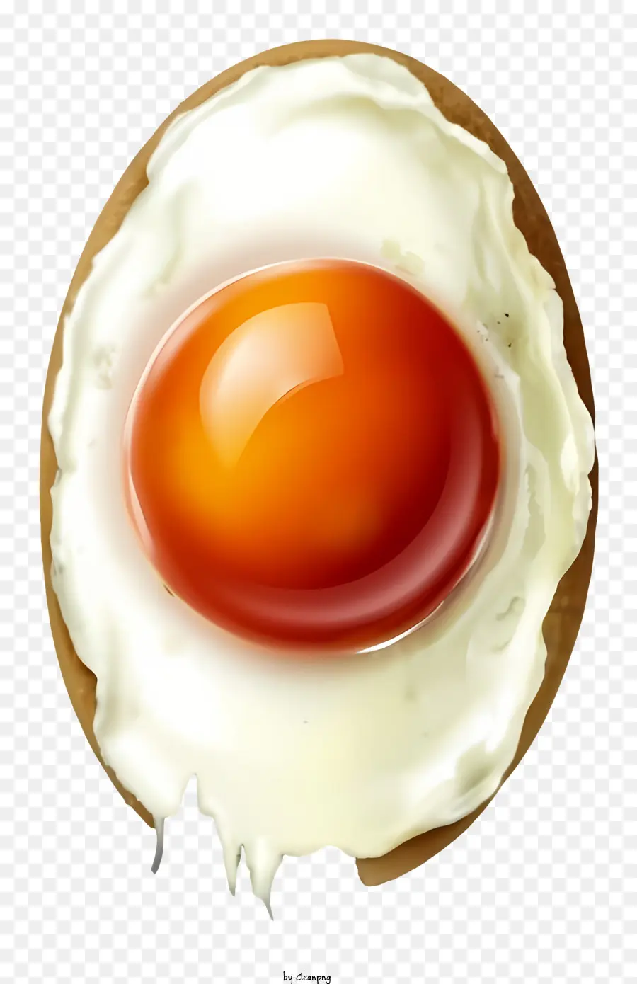 Kuning Telur Di Atas Roti Panggang，Roti Panggang Dengan Kuning Telur PNG