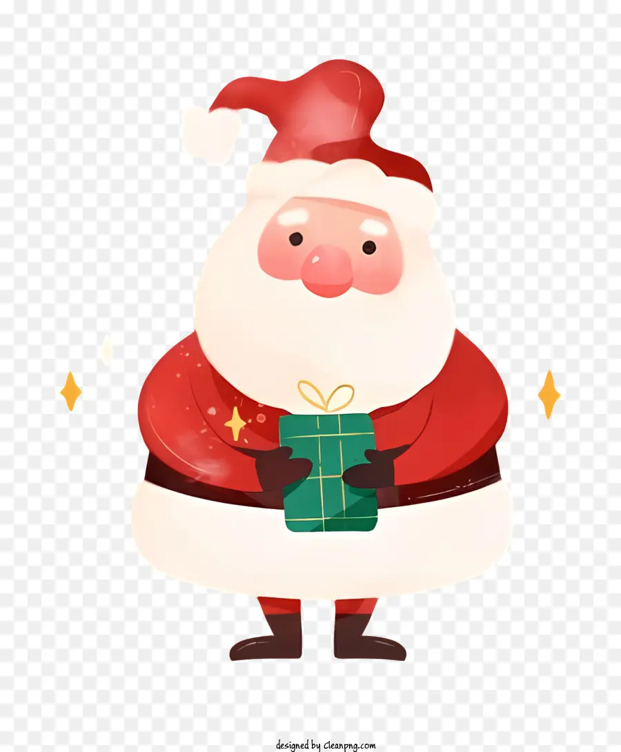 Sinterklas，Santa Claus Dengan Hadiah PNG