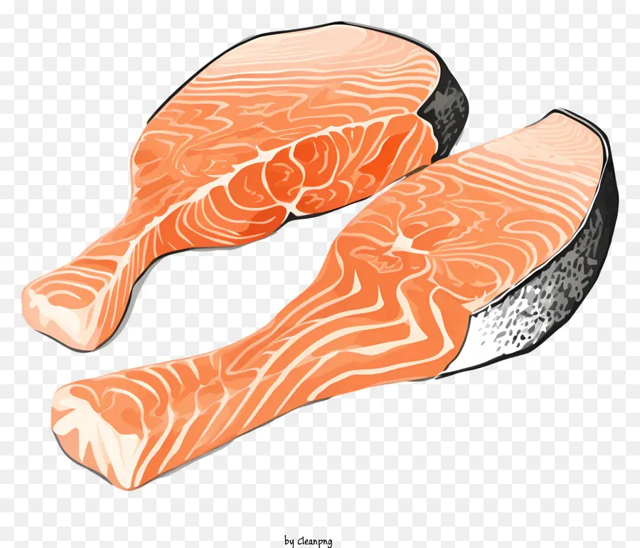 Steak Salmon，Fillet Salmon PNG