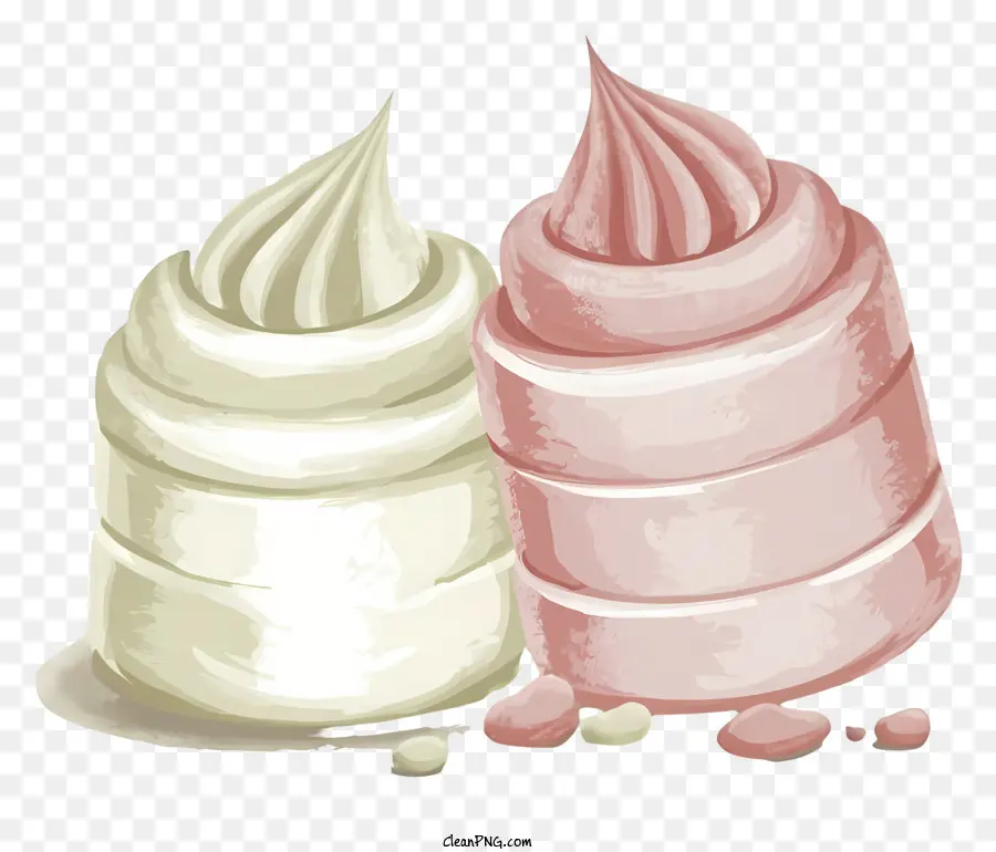 Kerucut Es Krim，Meringue PNG