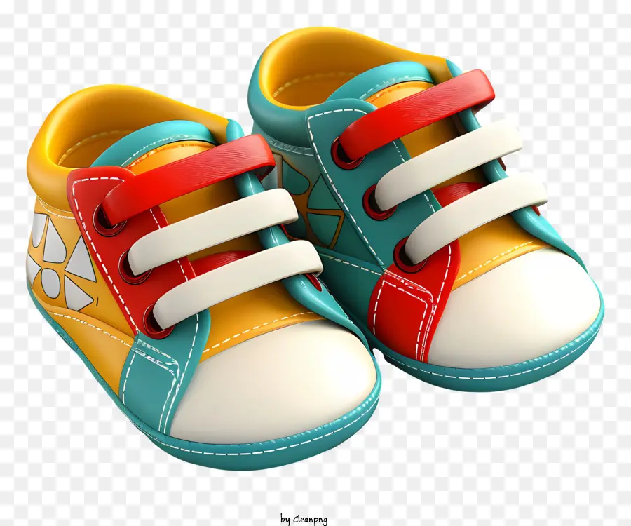 Sepatu Anak Anak，Sepatu Bayi Berwarna Warni PNG