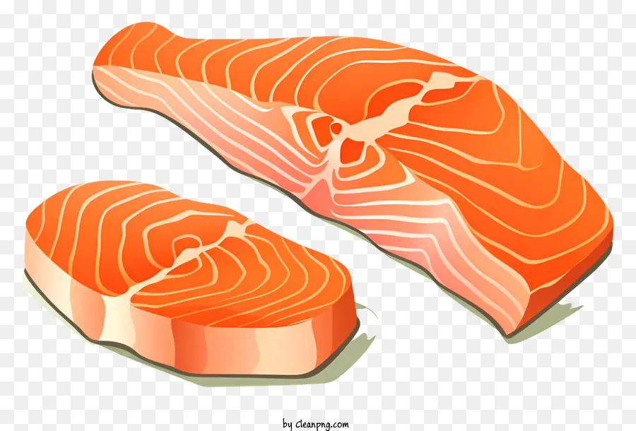 Irisan Ikan Salmon，Ikan Salmon PNG