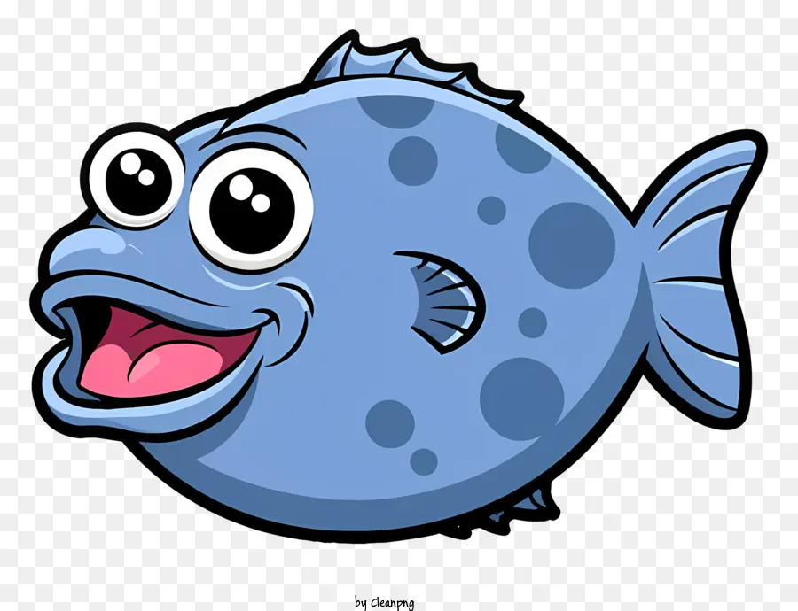 Ikan Biru Kartun，Ikan PNG