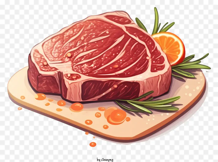 Steak，Talenan Kayu PNG