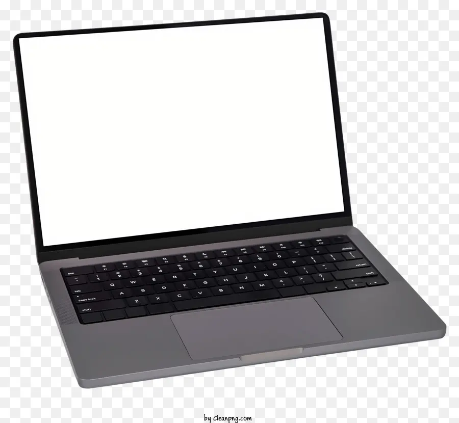 Komputer Laptop，Latar Belakang Hitam PNG
