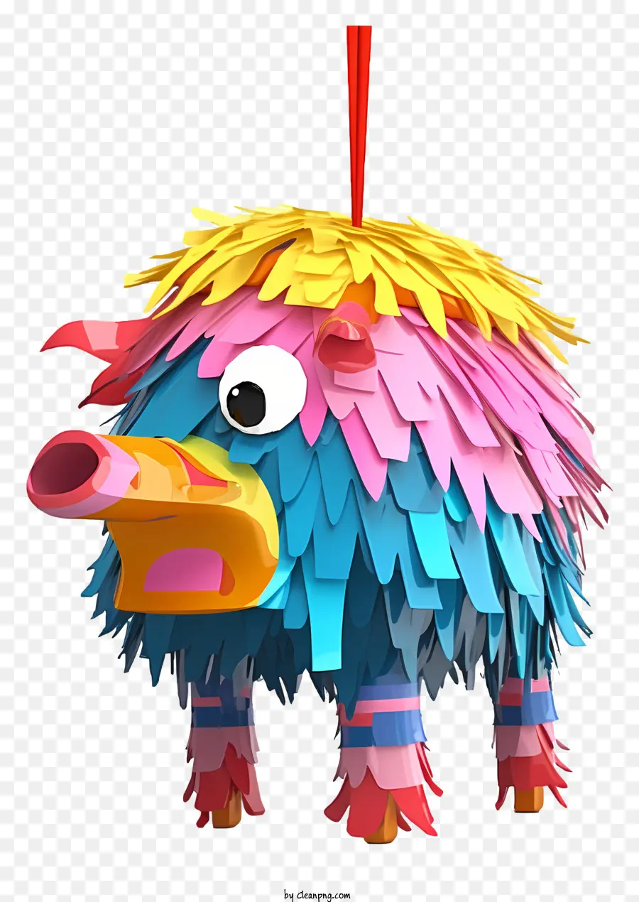 Boneka Binatang，Piñata Berwarna Warni PNG