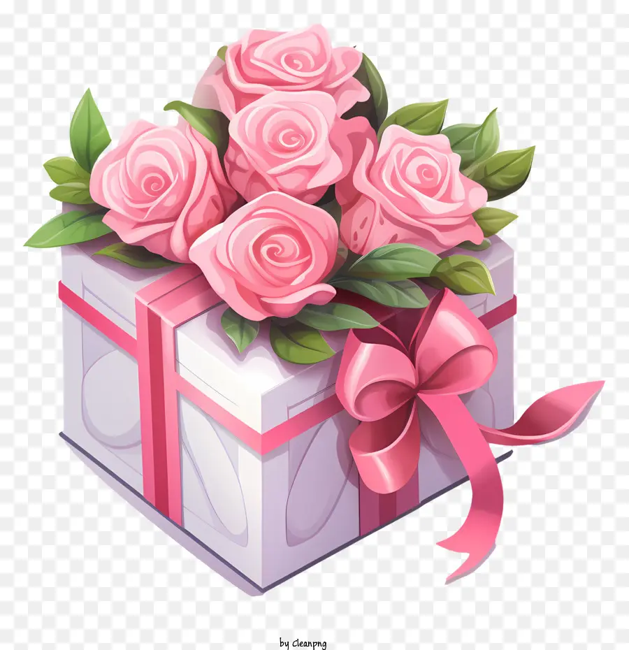 Kotak Hadiah，Pink Beludru PNG