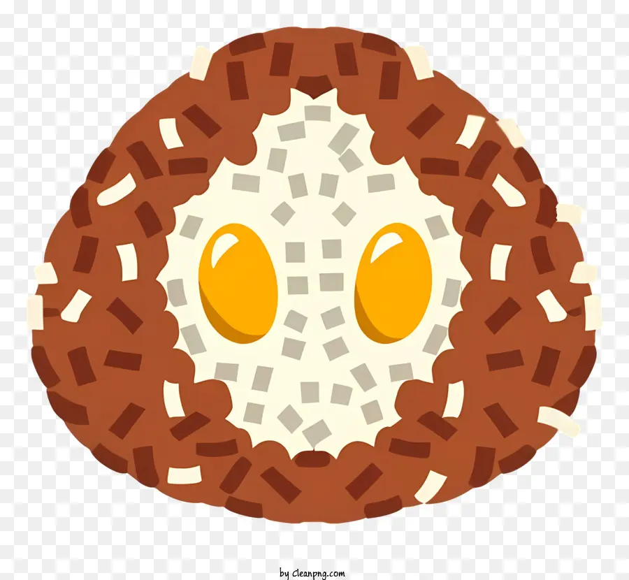 Ilustrasi Telur，Telur Gaya Datar PNG