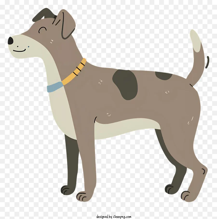 Kartun Anjing，Anjing Coklat Dan Putih PNG