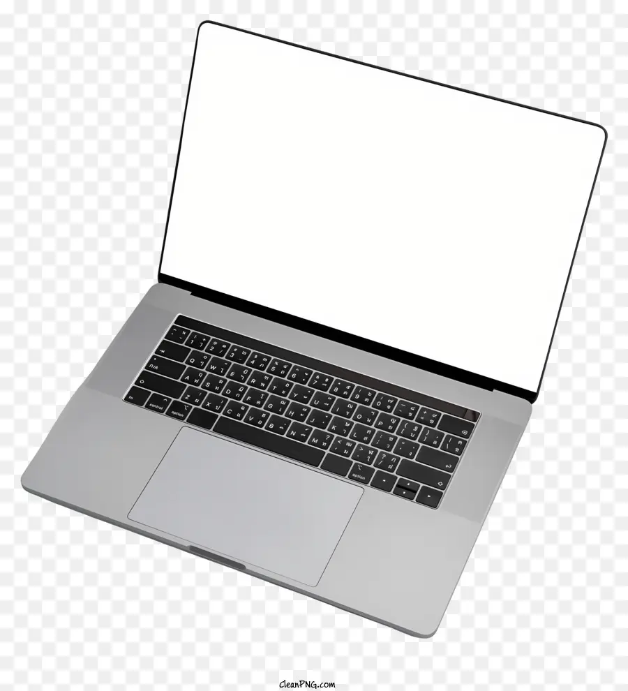 Laptop，Layar Putih PNG