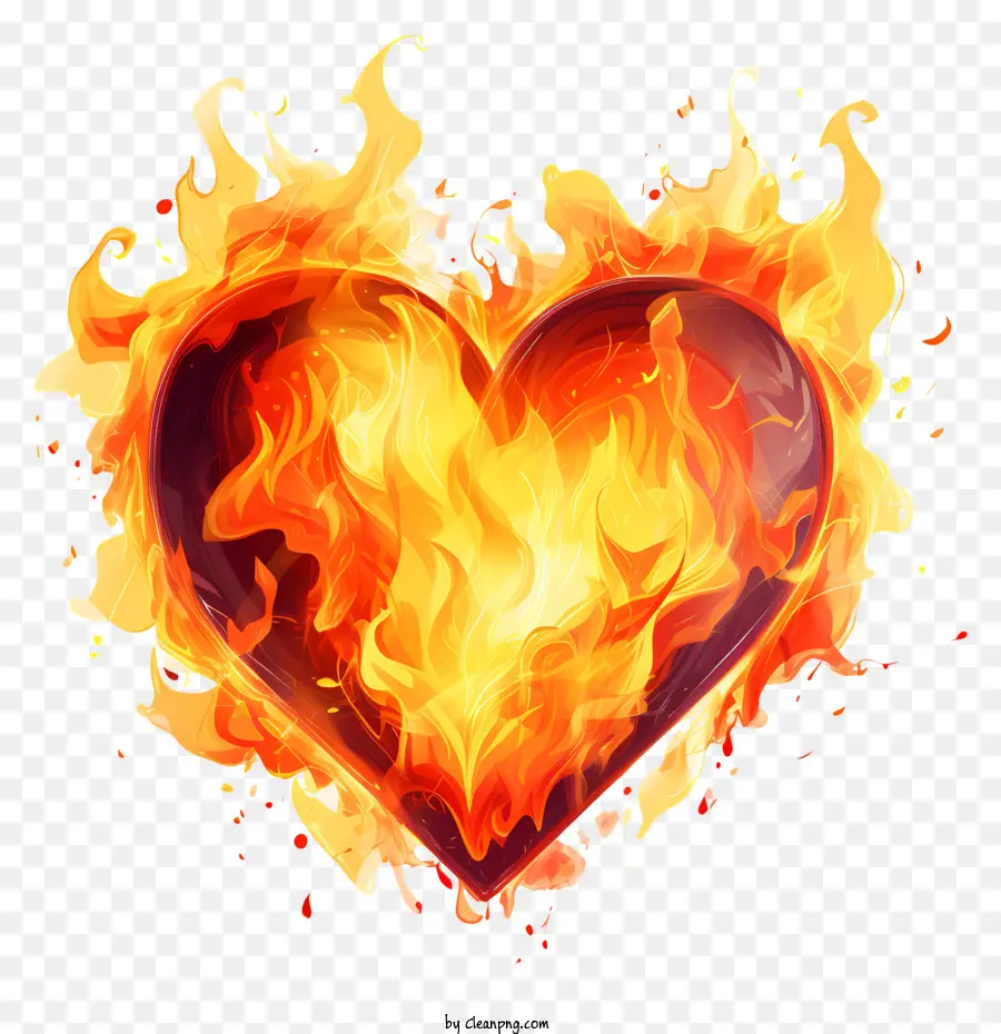 Hati Api，Api PNG