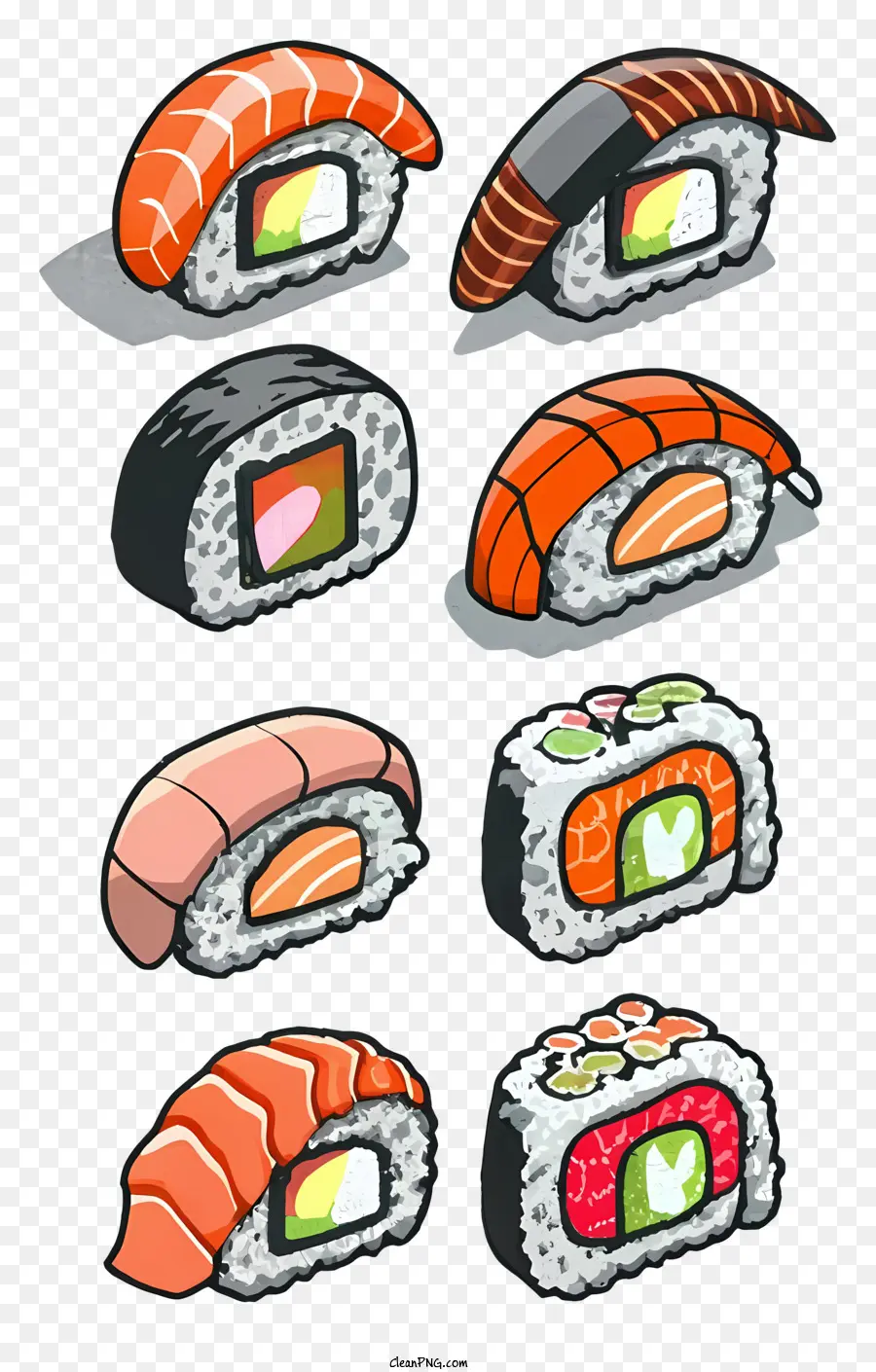 Sushi，Jenis Sushi PNG