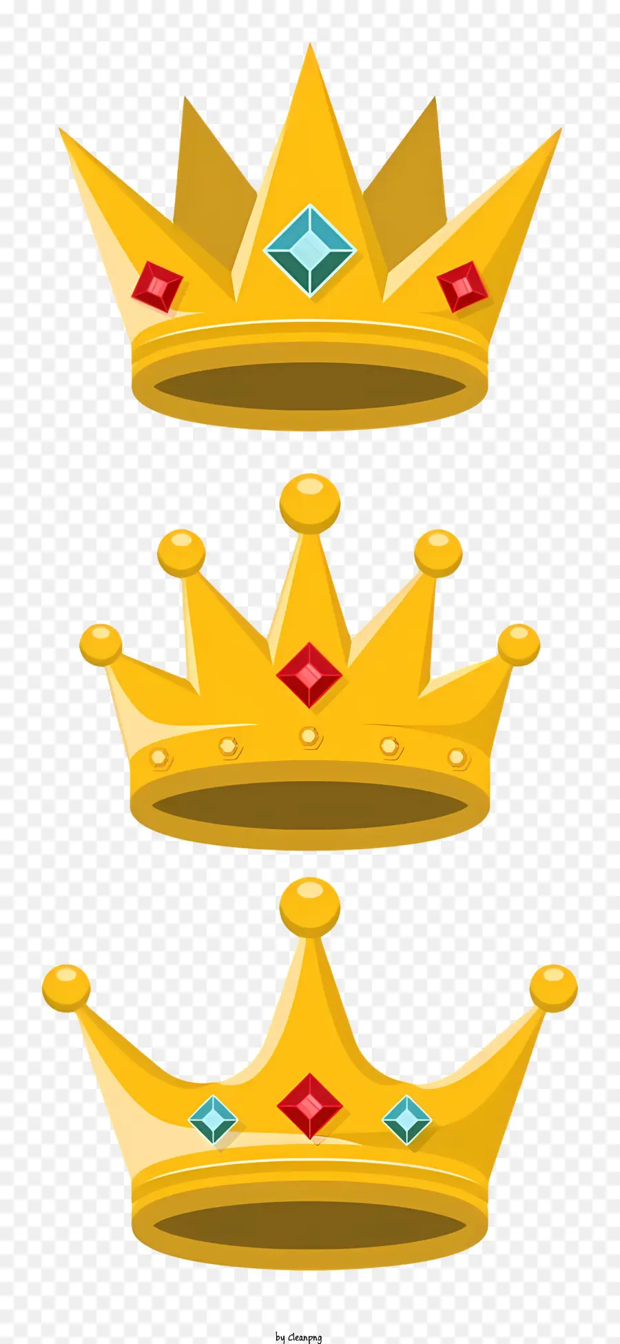 Mahkota Emas，Mahkota Dengan Berlian PNG