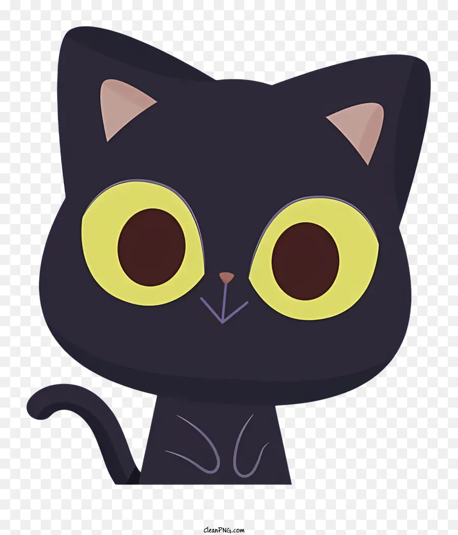 Kucing Hitam，Kucing Kartun PNG