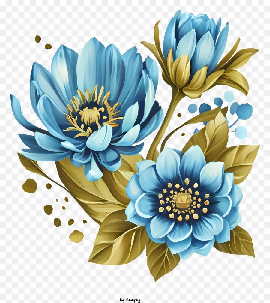 Bunga Bunga Biru，Karangan PNG