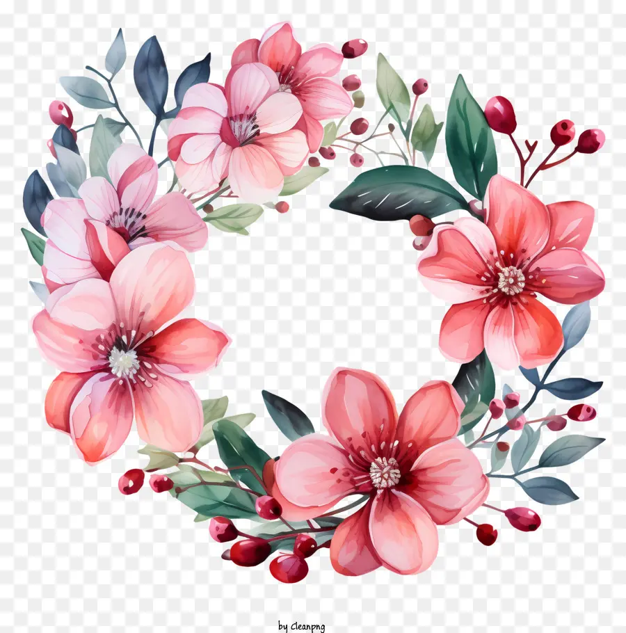 Bunga Merah Muda，Karangan Bunga PNG