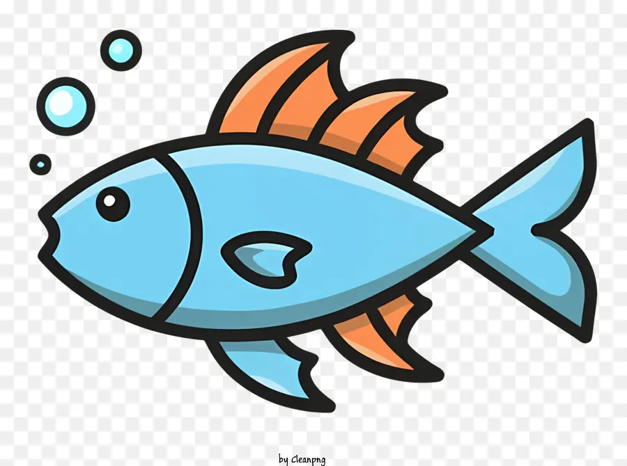 Ikan Ikan Kecil，Tubuh Biru PNG