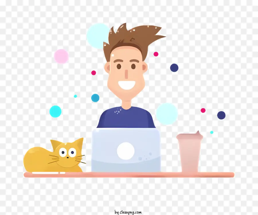 Laptop，Orang Dengan Laptop PNG