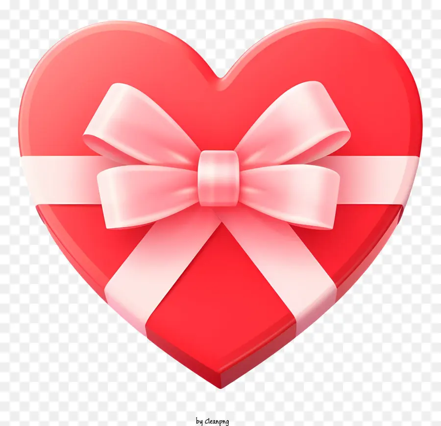 Kotak Jantung Merah，Simbol Cinta PNG