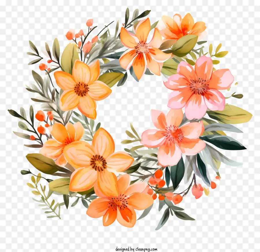Bunga Oranye，Bunga Kuning PNG