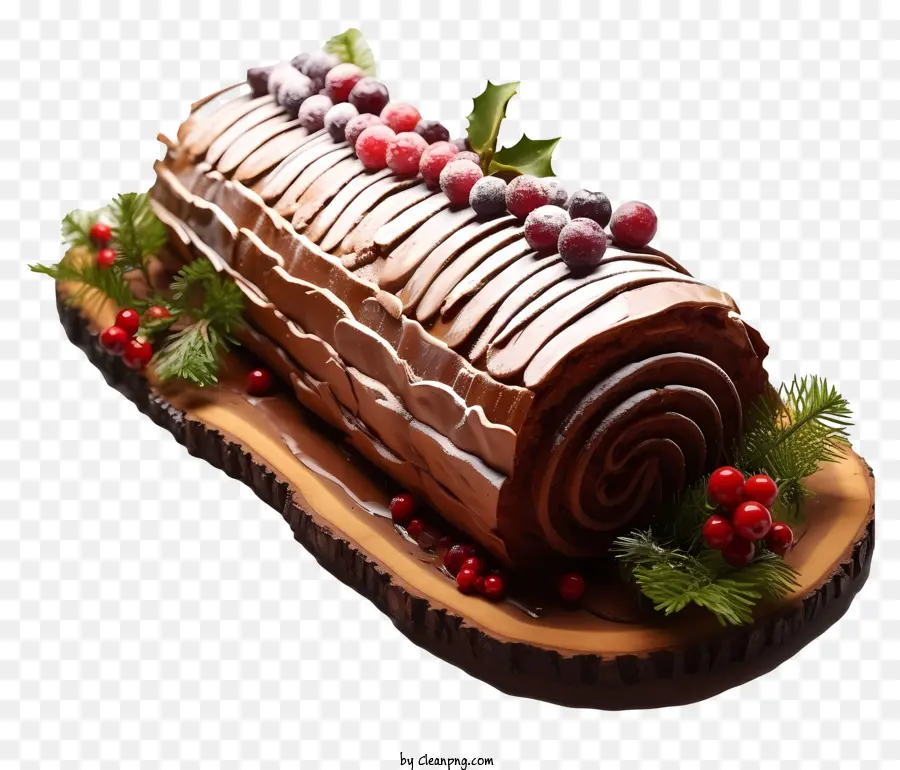 Kue Natal，Kue Log Yule PNG