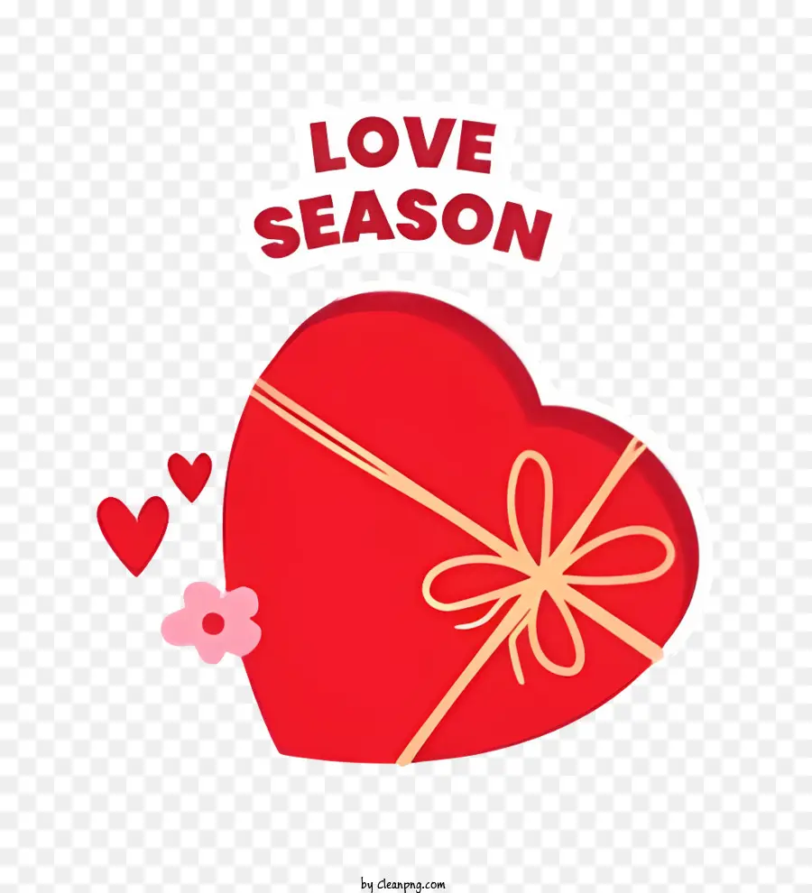 Musim Cinta，Heartshaped Kotak PNG