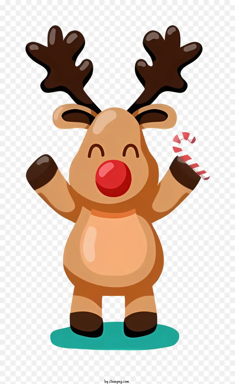 Rudolph，Rusa Kartun PNG