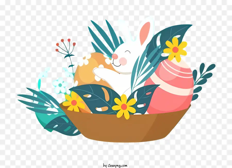 Keranjang Paskah，Telur PNG