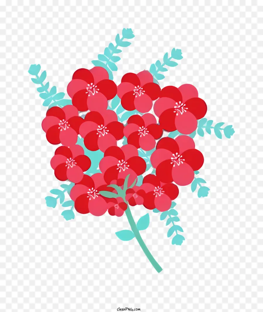 Bunga Bunga Merah，Karangan PNG