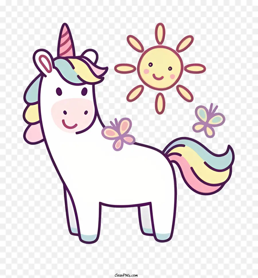 Unicorn，Kartun PNG