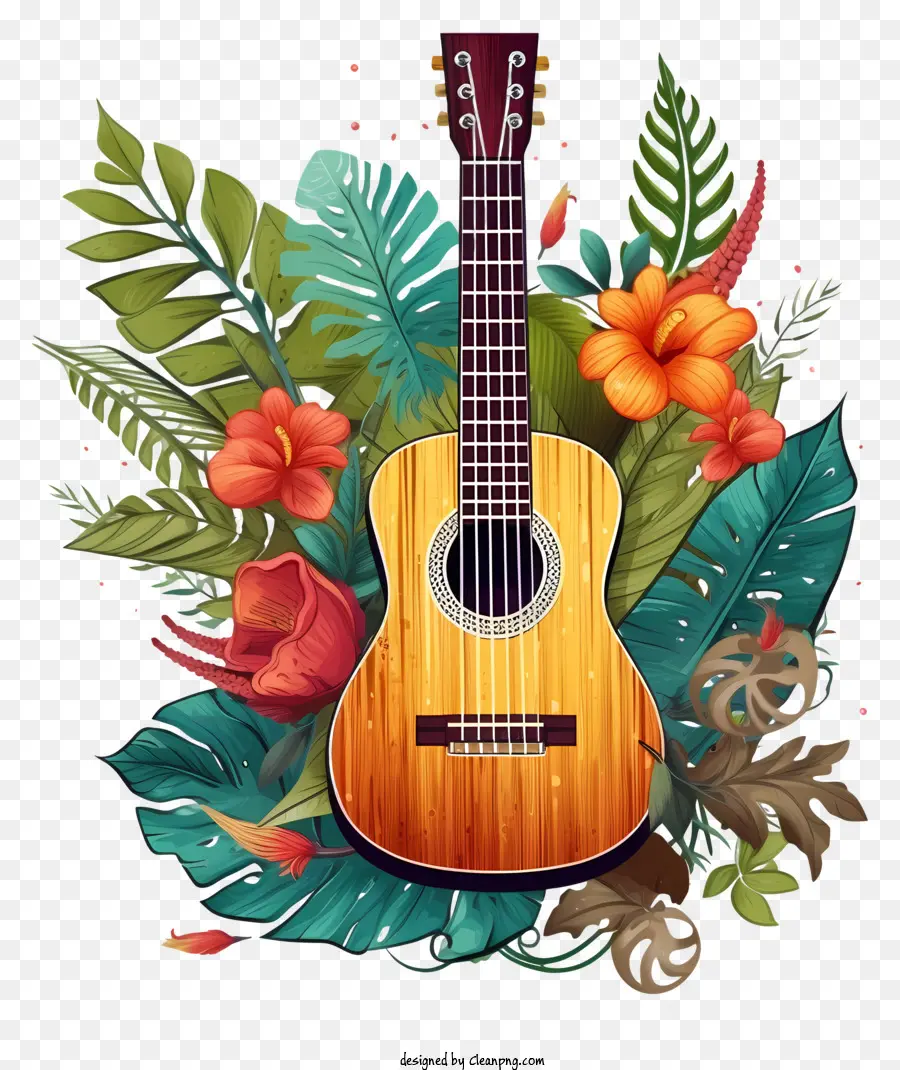 Gitar，Tanaman Tropis PNG