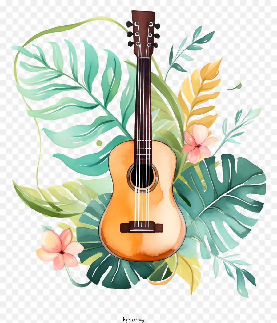 Gitar，Tanaman Tropis PNG